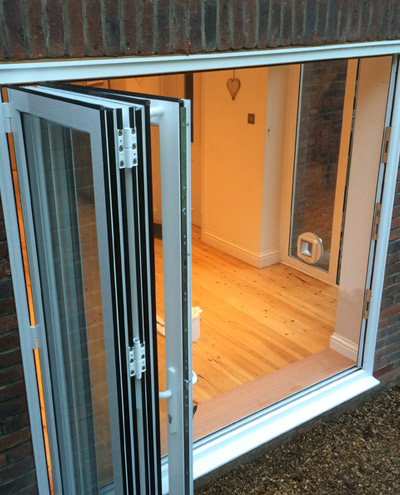 bifolding doors in Dorking